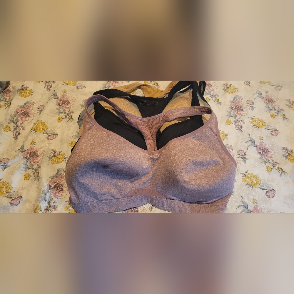 Women's Purple and Black Intimates Set